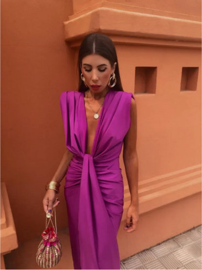 Abito Elegante Scolpisce-Figure