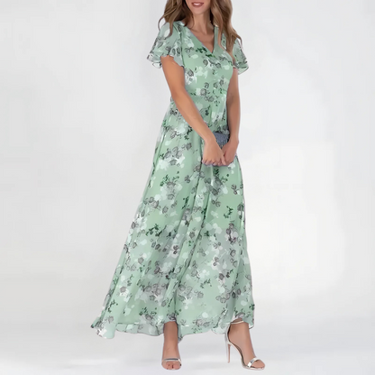 Eleganza Sottile Abito Floreale