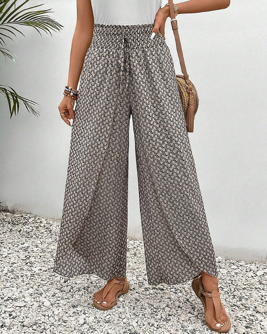 Pantaloni Ampi Comfort-Fluido