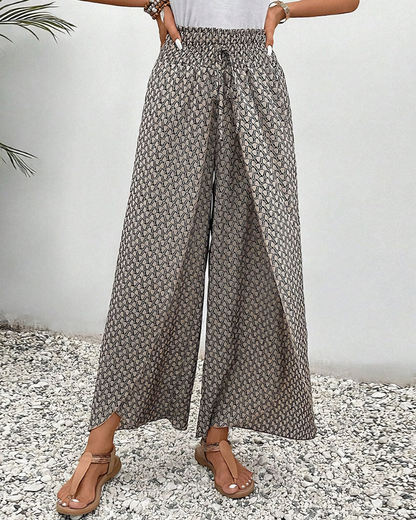 Pantaloni Ampi Comfort-Fluido