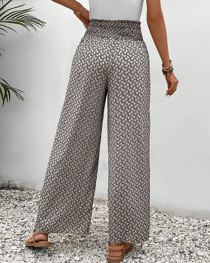 Pantaloni Ampi Comfort-Fluido