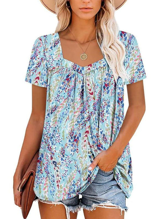 Cotton-Blend Relaxed Top