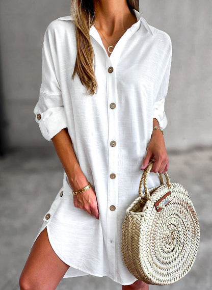Effortless Elegance Shirt Dress