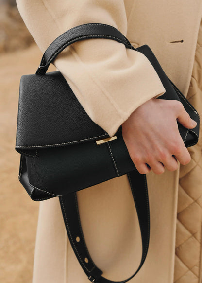 Borsa Pelle Multi-Scomparti