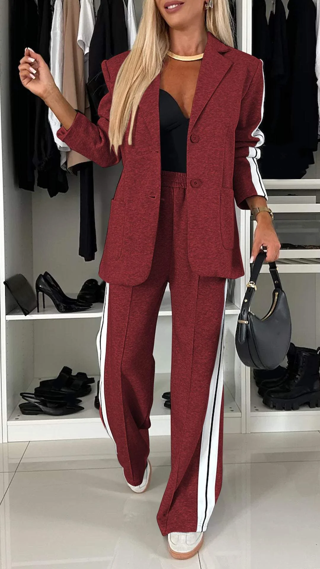 Elegante Completo Autunnale
