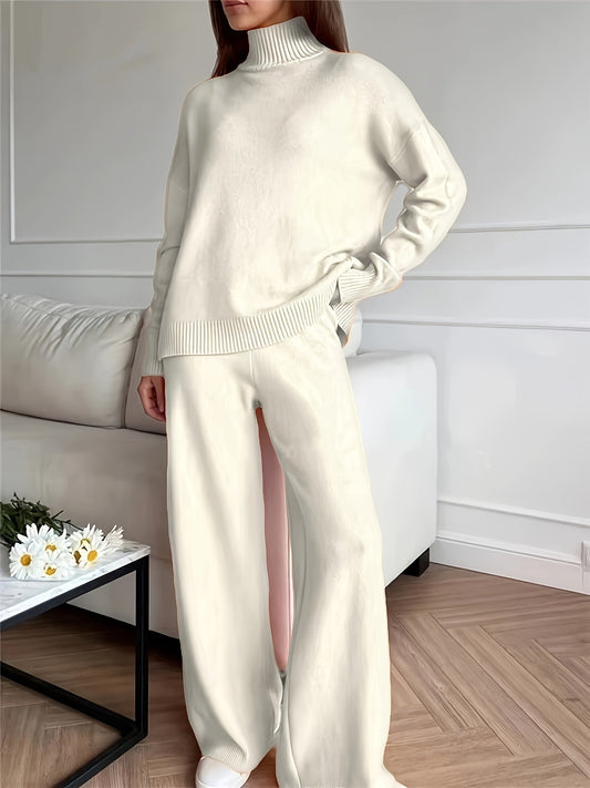 Set in maglia soffice 2 pezzi