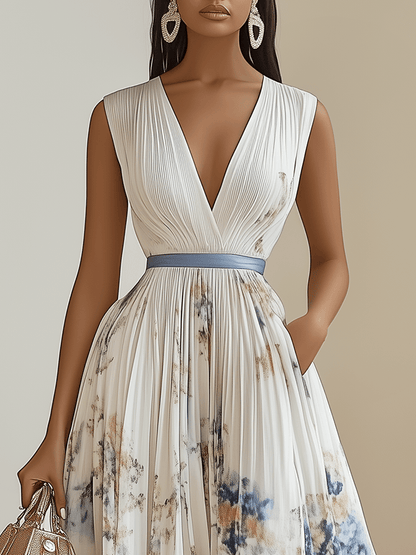 Abito Maxi Floreale Elegante