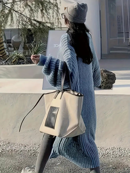 Cappotto Al Ginocchio Easy-Chic