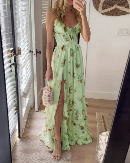 Abito Midi Romantico Floreale