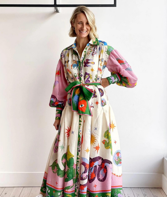 Eleganza Italiana Maxikleid