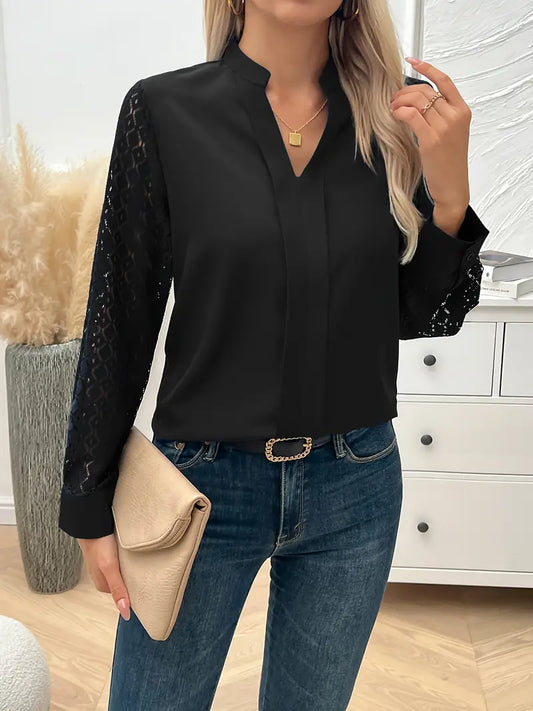 Blusa Pizzo Anti-Piega