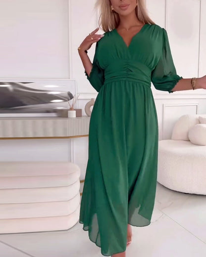 Chiffon Midi Dress for Ageless Elegance