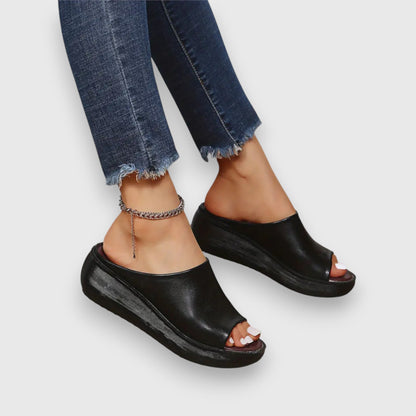 Sandali Comfort Faux-Leder