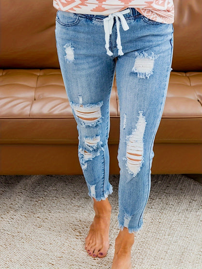 Pantaloni Effetto-Snellente Cammello