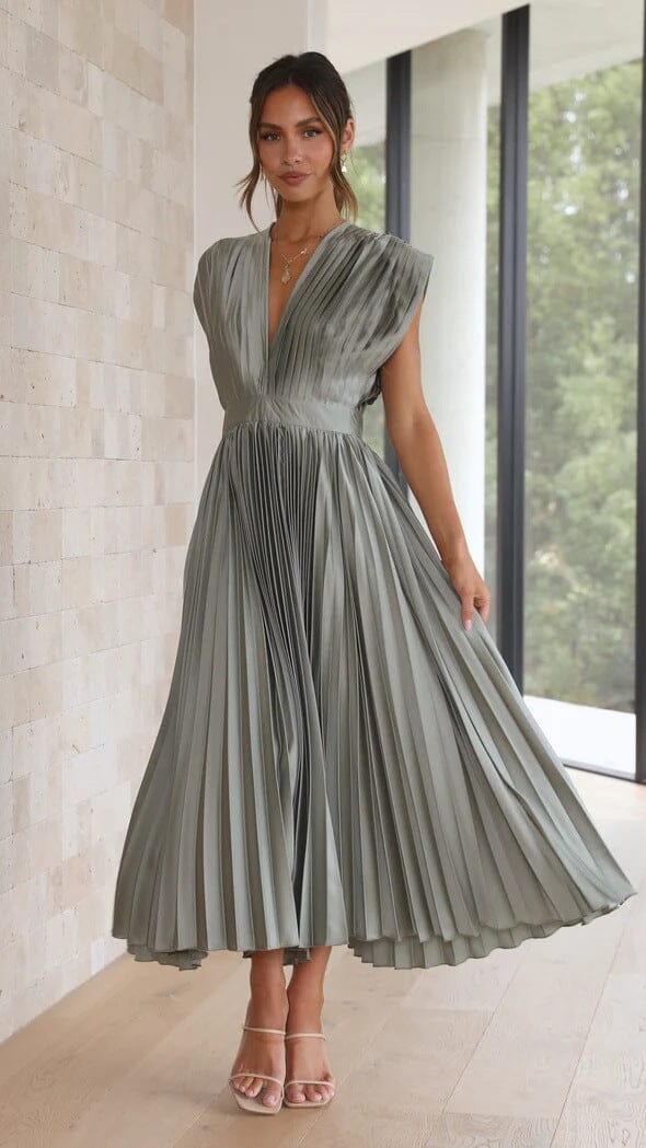 Midi Abito Elegante Raffinato