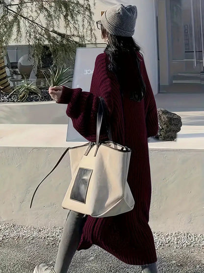 Cardigan Lungo Senza-Stiro