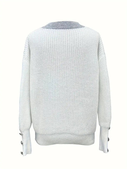 Maglione Scollo V Snellente