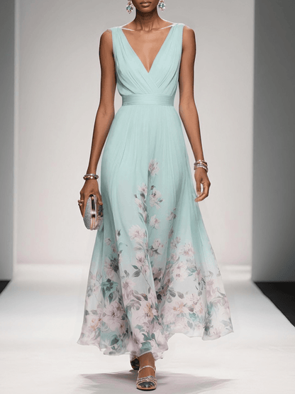 Abito Floreale Leggero Maxi