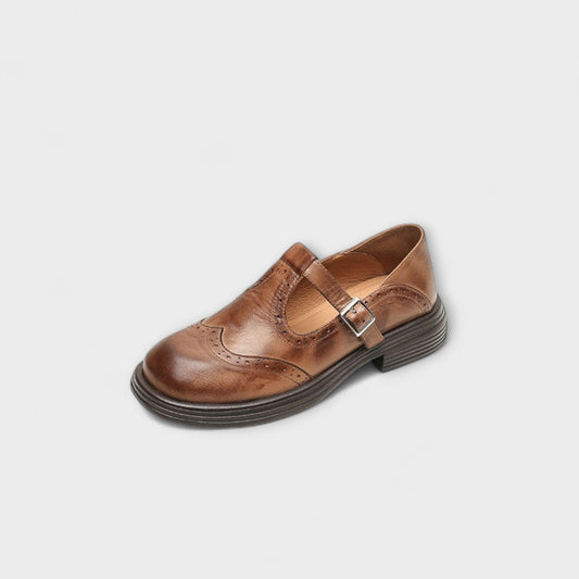 Eleganti Mary Janes In Pelle