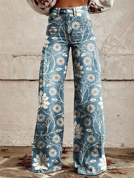 Savannah-Pantaloni Gamba-Ampia