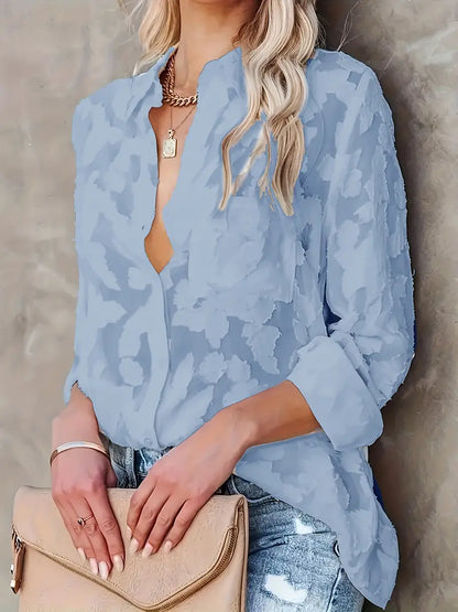 Blusa Floreale Lilla Termo-Leggera