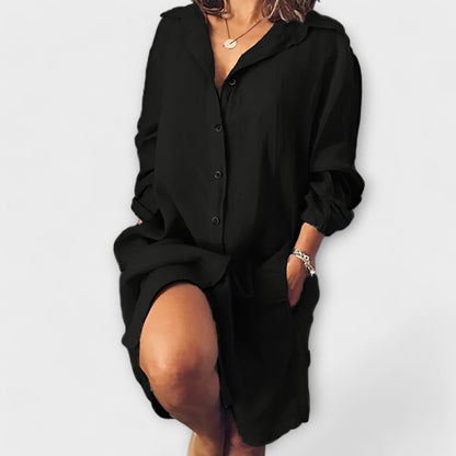 Blusa-Lino Elegante Confortevole