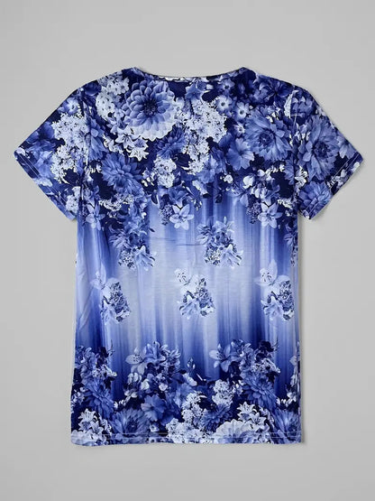 Maglione Morbido-Stretch Floreale