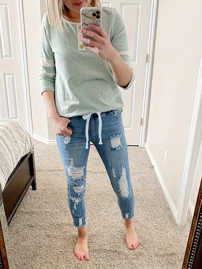 Pantaloni Effetto-Snellente Cammello