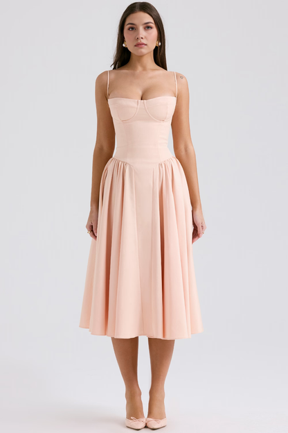 Chic-Flare Midi Dress
