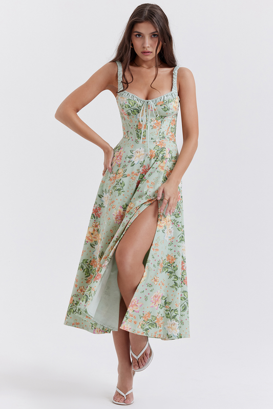 Floral Allure Midi Dress