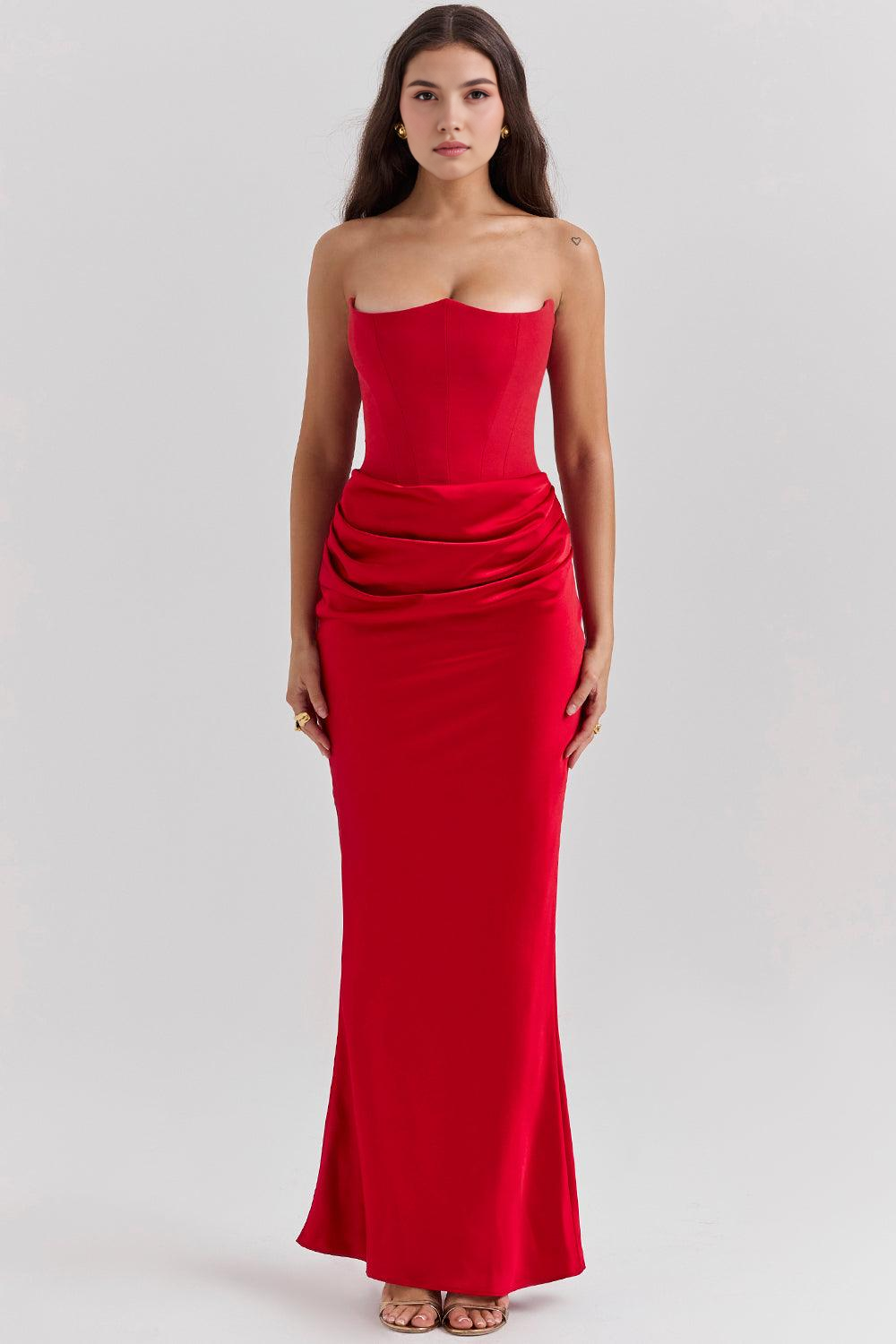 Abito Satinato per Serate Raffinate