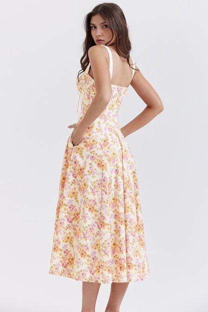 Floral Allure Midi Dress