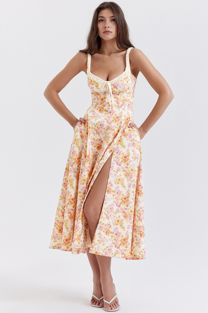Floral Allure Midi Dress