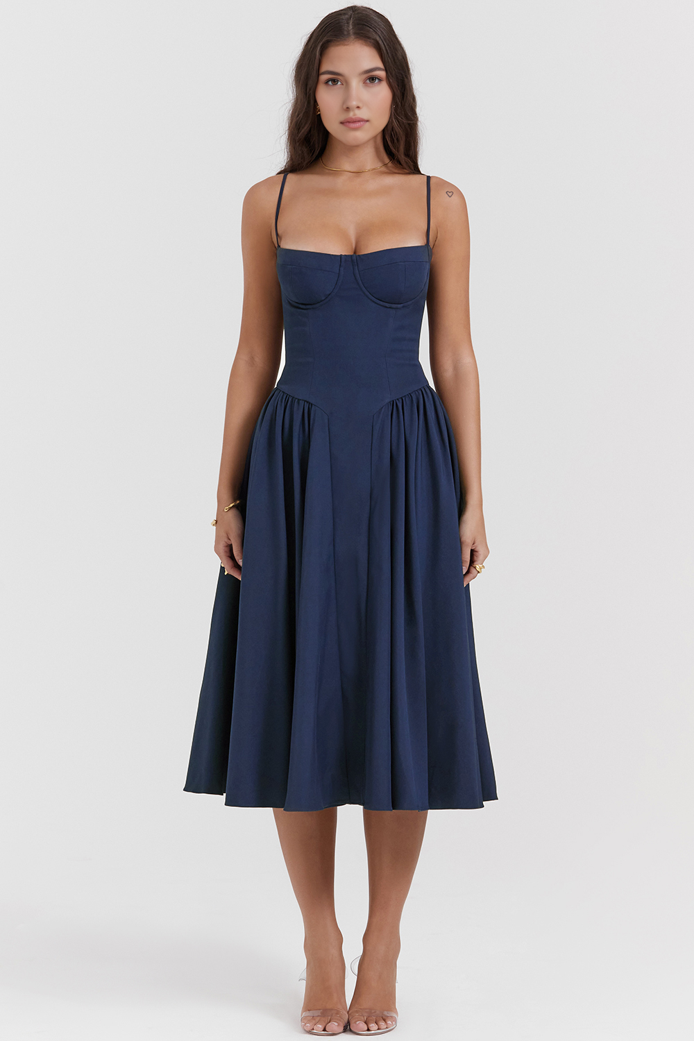 Chic-Flare Midi Dress