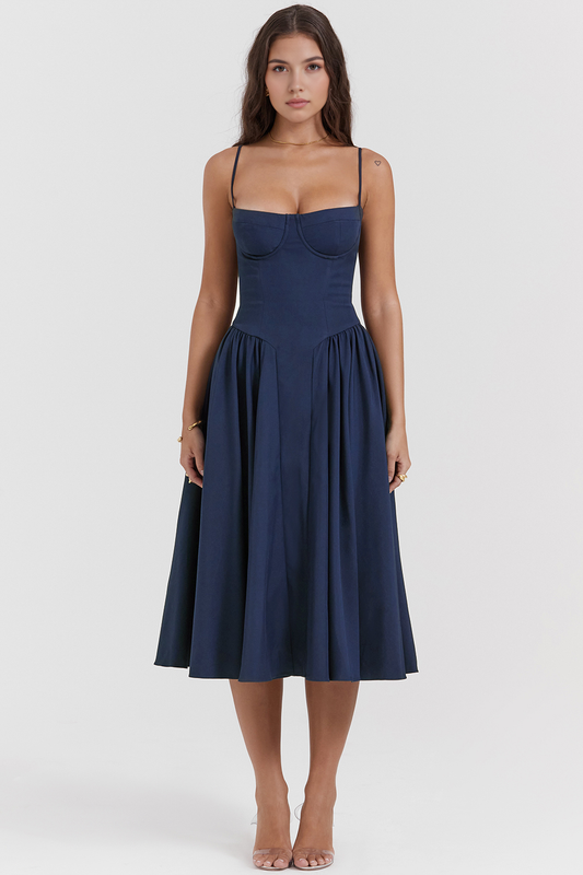 Chic-Flare Midi Dress
