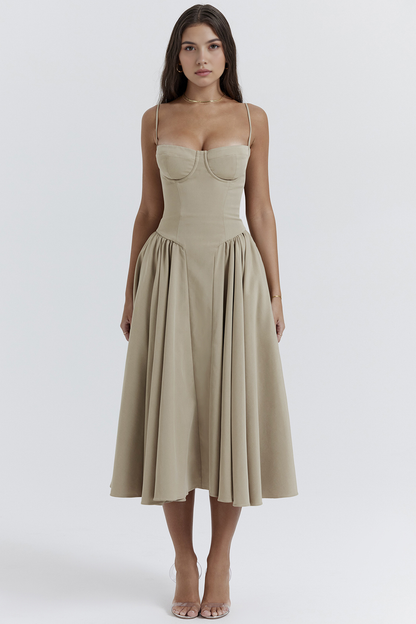 Chic-Flare Midi Dress