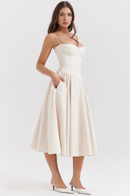 Chic-Flare Midi Dress