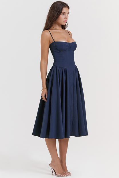 Chic-Flare Midi Dress