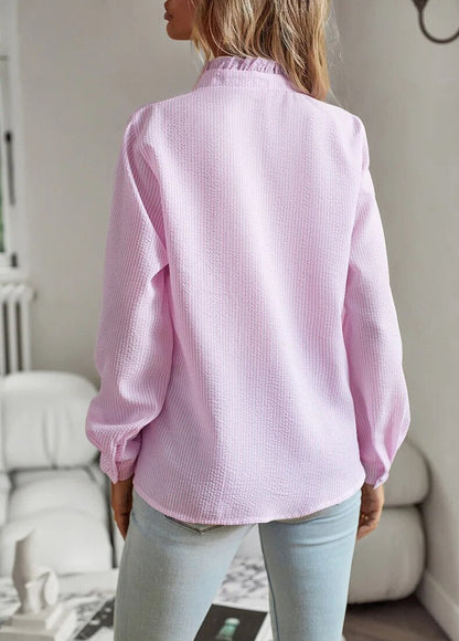 Ruffle-Elegance Shirt
