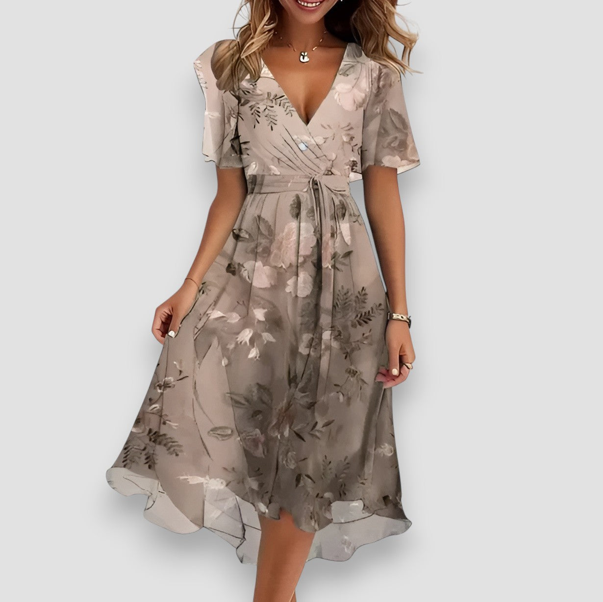 Abito Modellante Scollo-V