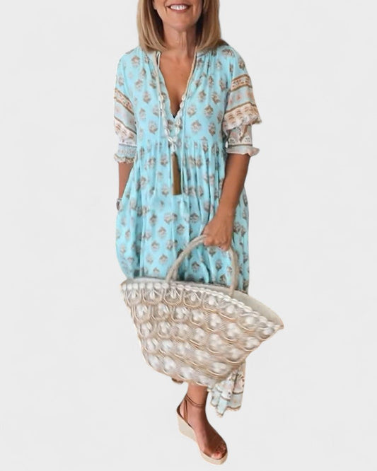 Abito Fluttuante Boho Elegante