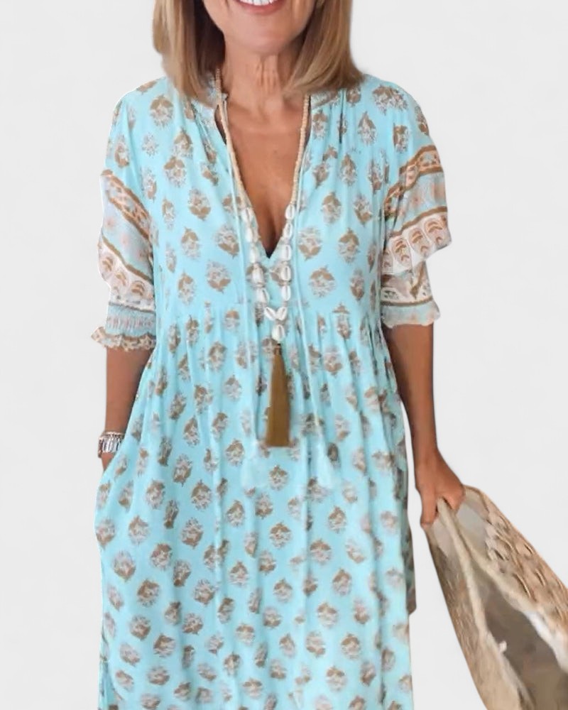 Abito Fluttuante Boho Elegante