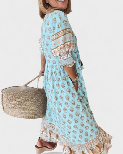 Abito Fluttuante Boho Elegante