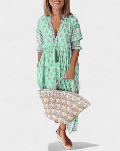 Abito Fluttuante Boho Elegante