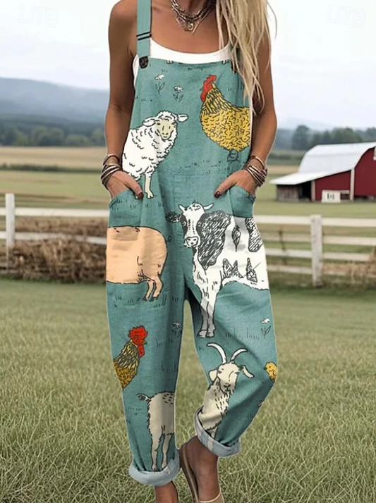 Tuta comoda in stile vintage