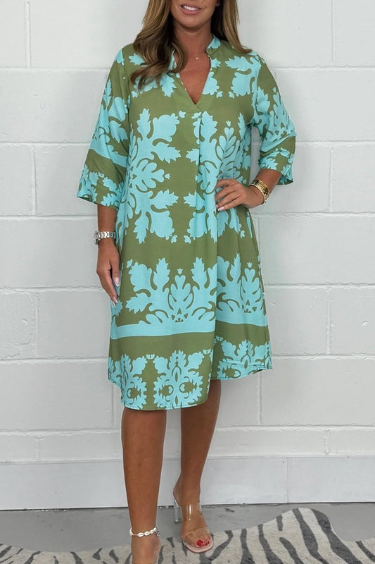 Elegance-Breeze Spring Dress