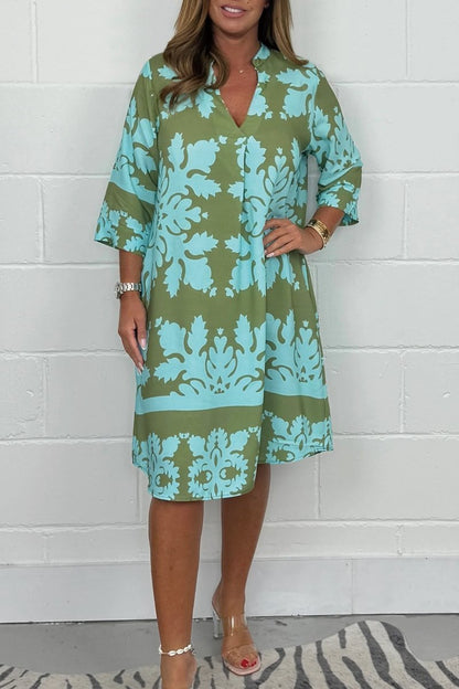 Elegance-Breeze Spring Dress