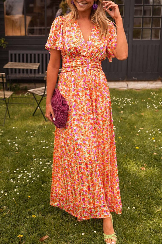 Eleganza-Floreale Maxikleid