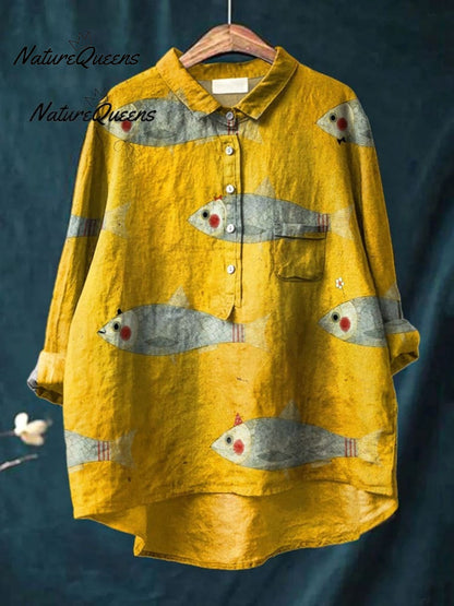 Gonna-Fresca Fiori-Lino
