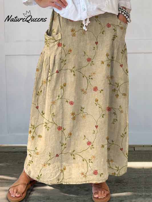 Eleganza Floreale Gonna Casual